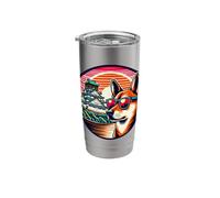 Dog At The Osaka Castle Stainless Steel Insulated Tumbler