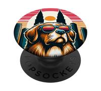 Dog At The Petronas Towers PopSockets Adhesive PopGrip