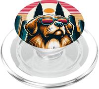 Dog At The Petronas Towers PopSockets PopGrip for MagSafe