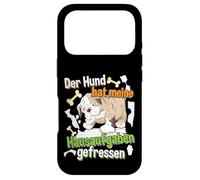 Dog Ate My Homework - Learning German Quote Case for iPhone 17 Pro