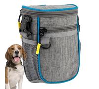 Dog authority bag, puppy holder for training, waterproof snack bag, walking container, bag with waist belt clip, portable for puppy travel or outdoor use, wears leic