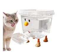 Dog Automatic Water Dispenser, Cat Automatic Drinking Bowl with Smiling Face, Drinking Fountain with Cartoon Puppy, for Balcony, Indoors, Office, Bedroom, Living Room