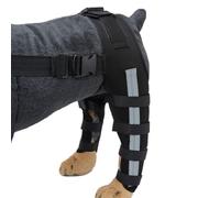 Dog Back Leg Brace - Orthopedic Knee Stifle Support Wrap For Small Medium Dogs, Features Anti-Slip Over-the-Back Strap System To Prevent Slipping, Targeted Recovery For Torn CCL | Rear Leg