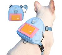 Dog Backpack Carrier - Saddle Bag Treat Pouch, DoGg SaddlLe Bags Comfortable Harness For Dogs | Portable Travel Accessory For Running Hiking Camping Outdoor Adventures Active Pets | Polyester