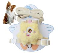 Dog Backpack Harness - Pet Traction Rope, Chest Harness I Shape with Plush | Adjustable Secure Pull Rope for Dog, Dog Leash for Dogs