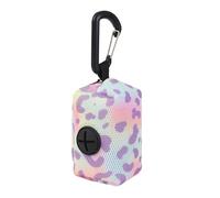 Dog Bag for Poop Holder - Dog Waste Bag Dispenser, Poop Bag Holder Dog Fecal Pill | Zipper Pouch Dog Poop Holder, Dog Waste Bag Holder with Carabiner, Pooh Bag Holder, Pet Supplies, purple, 説明を参照