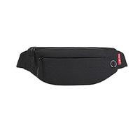 Dog Bags Size M Unisex Messenger New Men Belt Bag Europe and the United States Fashion Casual Light Sports Mobile Phone Bag Shoulder Bag Vintage Bags Women's Flowers, black, standard size, duffel