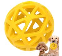 Dog Ball 5Inch Hollow Indestructible Dog Ball Bite Resistant Interactive Dog Ball Teeth Grinding Roller Rubber Dog Balls for Large Medium Breed Indoor Outdoor, Dog Ball