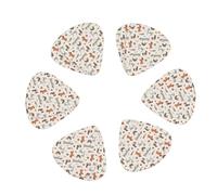 Dog ball bird woof 12 Pack Guitar Picks Plectrums with Organizer Storage Box, Guitar Picks for Bass Electric Acoustic Guitars Ukulele