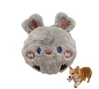 Dog Ball - Bunny Shape Colorful Bouncing Toy, Aggressive Chewer Performance Kit, Floating Water Play Design, Pet Exercise Category, Durable Rubber Squeak Ball For Outdoor Pool Birthday