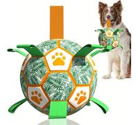 Dog Ball Dog Toy Ball with Handle for Dogs, 15 cm Durable Dog Toy Ball Interactive Towing War Water Dog Balls Toy Birthday Gift for Medium/Large Dogs