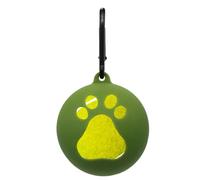 Dog Ball Holder for Lead Standard Size Ball Strap Attachment Playtime | Silicone Training, All Breeds, Puppy Fun Playtime, Walks, Outdoor Fetch, Pet Toys, Hands-Free Belt Clip, Quick
