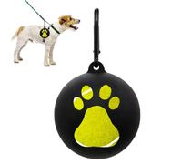 Dog Ball Holder for - Silicone Tennis Ball Pouch, Hands- Toy Carrier | Standard Ball Clip for Puppy Walking, Outdoor Fetch Training, Belt Clip Ball Keeper for All Breed Dog Play