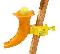 Dog Ball Launcher - Automatic Interactive Tennis Ball Thrower | Long-Distance Adjustable Range Machine with Non-Slip Base & 3 Tennis Balls for Small Dogs, Apartments, Yards and Indoor Play