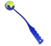 Dog ball Launcher for Dogs Chase Fetch Game Toys for Large Medium Small Dogs Throw Tennis Ball Portable Hands Free Ball Thrower Pick Up and Throwing Play Toy Puppy Exercise &Training 1Pc Small Blue