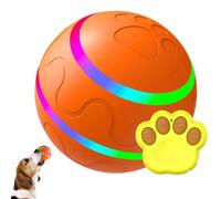 Dog Ball - Pet Smart Jumping Ball, Smart Roller Ball | Automatic Rotating Pet Smart Ball, USB Rechargeable Rotating Cat Ball Toy, Funny Chaser Roller Pet Toy for Dogs and Cats, 8cm