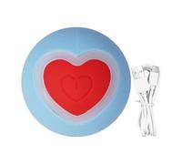 Dog Ball Toy, Heart Style Automatic Moving Dog Balls | USB Rechargeable Bounce Cat Toy for Small Medium Puppies