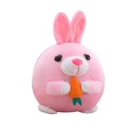 Dog Ball Toy - Interactive Dog Ball | Jumping Bunny Plush Toy | Pet Bouncing Balls Washable Cartoon Rabbit Sound Electronic Toys for Dogs