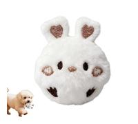 Dog Ball Toy - Interactive Plush Toy | Bouncy Noise Toy | Soft and Durable Fabric Teething Training Accessory Suitable
