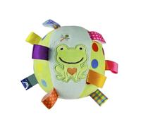 Dog Ball With Straps - PP Fabric Cotton 16 X 16 X 16cm | Squeaky Plush Interactive Chewer | Puppy Chew Toys |Interactive Puppy Toys For Travel Reduce Boredom Beach Pool Park Yard Home Garden Indoor O