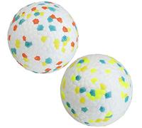 Dog Balls Indestructible,Dog Ball for Water Play,High Bounce Rubber Dog Balls,light,Suitable for Small, Medium and Large Dogs to Jump, Grab and Throw on Land or Water (2 Pcs, Small)