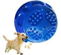 Dog Balls - Squeaky Toy for Dogs Chewers | Ball for Puppies with a Tendency to Crush Strongly, Ideal for Training and Activities in the Home Garden Beach
