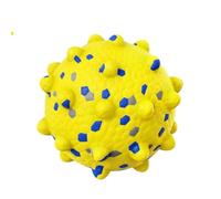 Dog Balls Tennis Balls 2.5/2.9/3.3" Dog Chew Toys for Aggressive Chewers | Floating Fetch Toys Durable ETPU Rubber Bouncing Lightweight Interactive Chewin Safe(Yellow,6.5cm)