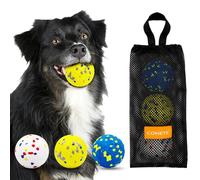 Dog Balls Tennis Balls,Dog Toys for Aggressive Chewers,Dog Toys to Keep Them Busy,Indestructible Dog Toy,Dog Toys for Large Dogs,Puppy Chew Toys for Teething,Pet Toys (Large(2.95 Inch), 3 Balls)