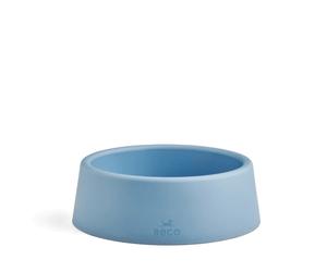 Dog Bamboo Food & Water Steady Bowl Blue by Beco Large