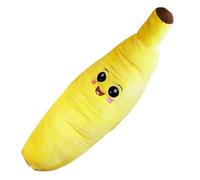 Dog Banana Chew Toy - Cute Squeaky Puppy Teething Toy Shaped Soft Fruit Interactive Training Toy | Fun Entertainment For Puppies Getting Their Teeth Through, Inside And