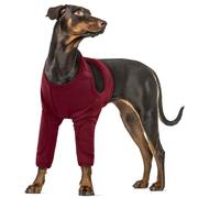 Dog Bandages for Legs, Dog Elbow Protector Joint Protection Wounds Prevent Licking Bite Being Wet and Infected Elbow Protector for Calluses(Red, 2XL)