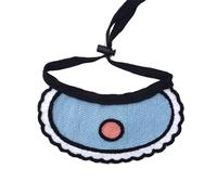Dog Bandana Bibs Scarf, Collar Adjustable Pet Cute Heart Neckerchief Bow Ties Clothes Bib Washable Drool Towel Hand Knit Accessories Triangle for Pets and Cats (S)