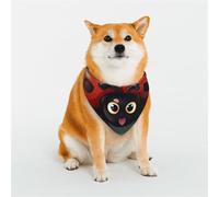 Dog Bandana Cartoon Ladybug Dog Scarf Adjustable Pet Bandanas for Dogs Christmas Pets Scarf Triangle Bibs Kerchief Soft Breathable Puppy Bandana for Small Medium Large Cats Pet