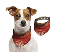 Dog Bandana Cartoon Sloth Pet Scarf Adjustable Pets Bandanas Washable Double-Sided Pets Neckerchief Cotton Triangle Bib Dog Scarfs Cats Scarves for Puppy Costume Accessories Medium