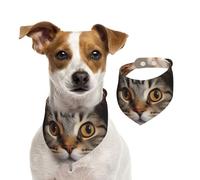 Dog Bandana Cat Under Blanket Pet Scarf Adjustable Pets Bandanas Washable Double-Sided Pets Neckerchief Cotton Triangle Bib Dog Scarfs Cats Scarves for Puppy Costume Accessories Medium