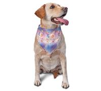 Dog Bandana Celestial Murmur Triangle Bibs Scarf Personalised Pet Triangle Scarf Durable Cat Dog Kerchief For Party Festival Pets