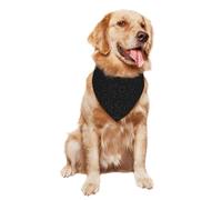 Dog Bandana Cheetah Black Leopard Pet Kerchief Durable Soft Scarf Bibs, For Small Medium Large Dogs, Party, Daily, 70x30cm