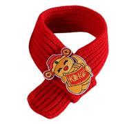 Dog Bandana - Christmas Dog Collar | New Year Cat Scarf | Year of the Snake Scarf for Pet | Cat Bandana | Red Warm New Year Dog Knitted Scarf, Winter Bandana Costume for Pet and