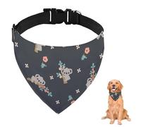 Dog Bandana Collar Bird Branch Koala Aussie For Large Dogs Medium Dogs Small Washable Adjustable Dog Scarf Reusable Accessories Accessories Grooming Parties And Daily Wear