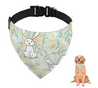 Dog Bandana Collar Easter Bunny For Large Dogs Medium Dogs Small Washable Adjustable Dog Scarf Reusable Bib Accessories Grooming Parties And Daily Wear
