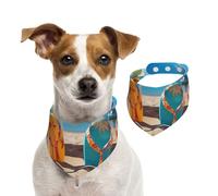Dog Bandana Colorful Flip Flops Beach Ball Pet Scarf Adjustable Pets Bandanas Washable Double-Sided Pets Neckerchief Cotton Triangle Bib Dog Scarfs Cats Scarves for Puppy Costume Accessories Small