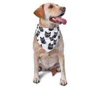 Dog Bandana Cute British Shorthair Cat Black Comfortable Scarf Bibs Classic Pet Scarves For Birthday Cats Decoration