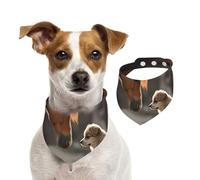 Dog Bandana Cute Dog and Horse Pet Scarf Adjustable Pets Bandanas Washable Double-Sided Pets Neckerchief Cotton Triangle Bib Dogs Scarfs Cats Scarves for Puppy Costume Accessories Medium