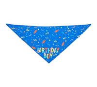 Dog Bandana - Dog Birthday Boy Bandana Pet Toy | Soft Triangle Doggy Scarf Cute Bone Adjustable Pet Supplies for Puppy Spring Running