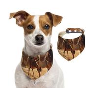 Dog Bandana Egypt Camels Pet Scarf Adjustable Pets Bandanas Washable Double-Sided Pets Neckerchief Cotton Triangle Bib Dog Scarfs Cats Scarves for Puppy Costume Accessories Medium