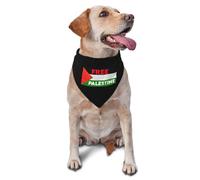 Dog Bandana Free Palestine Pray For Palestine Triangle Bibs Scarf Washable Cat Dog Kerchief Durable Pet Triangle Scarf For Party Pets Celebration