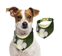 Dog Bandana Fresh Lemon Pet Scarf Adjustable Pets Bandanas Washable Double-Sided Pets Neckerchief Cotton Triangle Bib Dogs Scarfs Cats Scarves for Puppy Costume Accessories Small