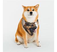 Dog Bandana German Shepherd Dog Lovers Dog Scarf Adjustable Pet Bandanas for Dogs Christmas Pets Scarf Triangle Bibs Kerchief Soft Breathable Puppy Bandana for Small Medium Large Cats Pet
