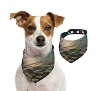 Dog Bandana Glacier National Park Pet Scarf Adjustable Pets Bandanas Washable Double-Sided Pets Neckerchief Cotton Triangle Bib Dog Scarfs Cats Scarves for Puppy Costume Accessories Medium