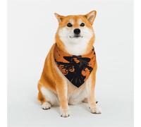 Dog Bandana Halloween Witch Flying Dog Scarf Adjustable Pet Bandanas for Dogs Christmas Pets Scarf Triangle Bibs Kerchief Soft Breathable Puppy Bandana for Small Medium Large Cats Pet